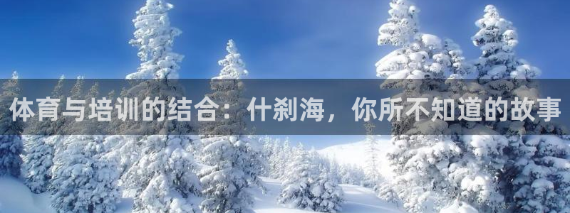 体育与培训的结合：什刹海，你所不知道的故事